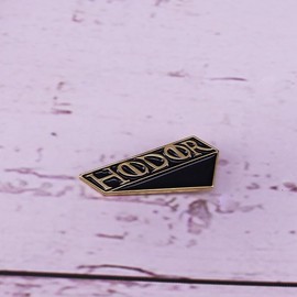 Hodor Hold The Door Doorstop Stop Thrones GOT Fantasy Dragon TV Show 1.1" Enamel Pin