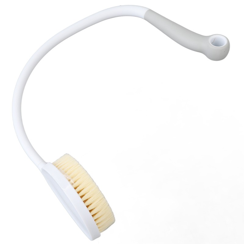 Curved Back Scrubber U Shaped Bendable Back Bath Brush with