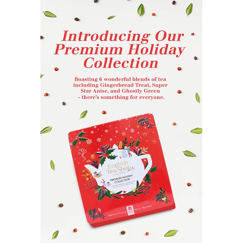 English Tea Shop Premium Holiday Collection Red Gift Tin |