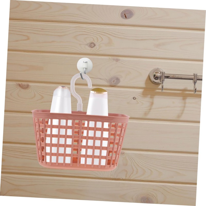 Generic Elegant Shower Toiletries Plastic Hanging Shower Organizer Basket Space-Efficient