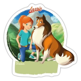 Spreadshirt Lassie Zoé And Du Name Sticker Max. 10 x 10 cm 10 x 10 cm Matt White