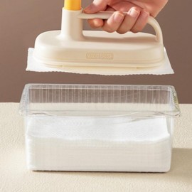 Disposable Magic Handy Towel with Refill Handle for Cleaning Velcro Refill Towel 150pcs 10ea