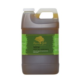 Liquid Gold Premium Neem Oil Pure & Organic for Skin Hair and Health 64 oz