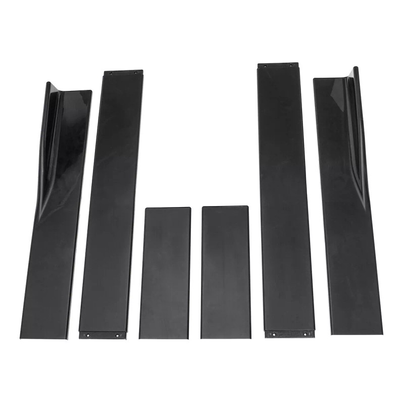 LUC For 08-14 MERCEDES W204 C250 C300 Side Skirts +