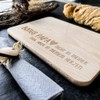 Spruchreif Wooden Board with Engraving, Breakfast Board with Engraving, Bread