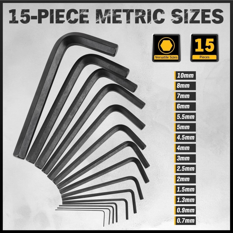 ELEAD 31-Piece Hex Key Set - Allen Wrench Set, SAE
