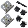 2-Pack Replacement T Blade Compatible for Andis T Outliner GTX
