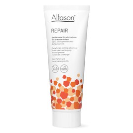 Alfason REPAIR - Die Spezialcreme für sehr trockene und strapazierte Haut, Wirkt dreifach zum Schutz und Wiederaufbau einer gestörten Hautbarriere, 100 g