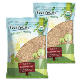 Food to Live Organic Puffed Quinoa, 3 Pounds – Crispy White Quinoa Pop. Non-GMO, Vegan, Kosher, Bulk. Perfect for Breakfast Cereal, Baking, Salads, and Snacks. Good Source of Fiber and Protein.