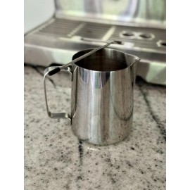 For Aeropress, For Espro, For Nespresso 12Oz Milk Frothing Pitcher, Stainless Steel Espresso Latte Cup Steaming Pitcher