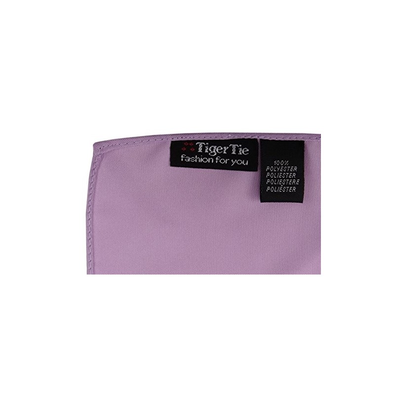 TigerTie Satin Pocket Square Plain Polyester 26 x 26 cm,