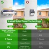 iThird Solar Flood Lights Outdoor Motion Sensor: Stainless Steel Motion