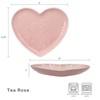 Pfaltzgraff Tearose Heart Salad Dessert Plate, 9" Pink