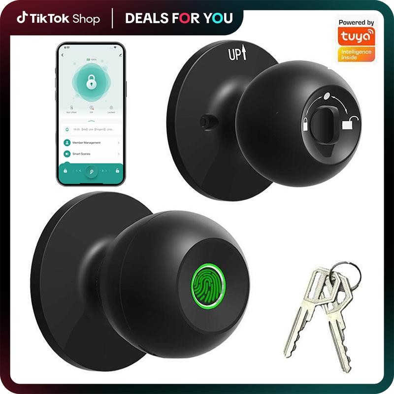 Smart Fingerprint Door Lock, 1pc Smart Lock with Anti-theft Function,