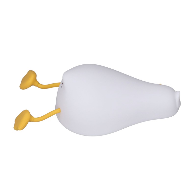 LED Night Light Cute Lying Duck Shape Soft Silicone Soft