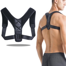 Corrector de Postura,Corrección de Postura Espalda y Hombro para Niños,Hombre y Mujer Transpirable, Talla Asjustable Faja Espalda Recta Soporte-M