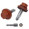 Marcopol Pack of 150 Metal Roofing Screws 4.8 x 19