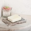 Koville Italian Natural Marble Soap Dish for Shower, Stone Soap