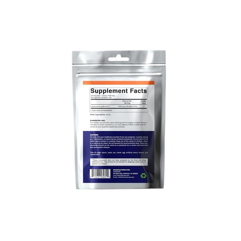 Vitamatic Lactococcus Lactis Probiotic Powder - Digestive Health Support -