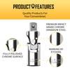BOEN 3-Piece Universal Joint Socket Adapter Set, 1/2", 3/8", and