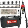 ZIOJOVK 16-Inch Rivet Nut Tool Rivet Nut Kit, with15 Metric