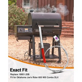 OCHIKI 200W 120V Hot Rod Igniter Fit for Oklahoma Joe's Rider 600 900 Combo DLX, Pellet Grill Igniter Replacement Replace 16801-20B, Temperatures Up to 1200°F