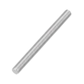 sourcing map Fully Threaded Rod, M12 x 140mm 304 Stainless Steel Right Hand Thread Bar Studs M12-1.75 Thread Pitch for Furniture Machinery Assembly