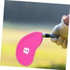 Kisangel 10Pcs Professional Golf Club Head Covers Portable Anti-Scratch Iron