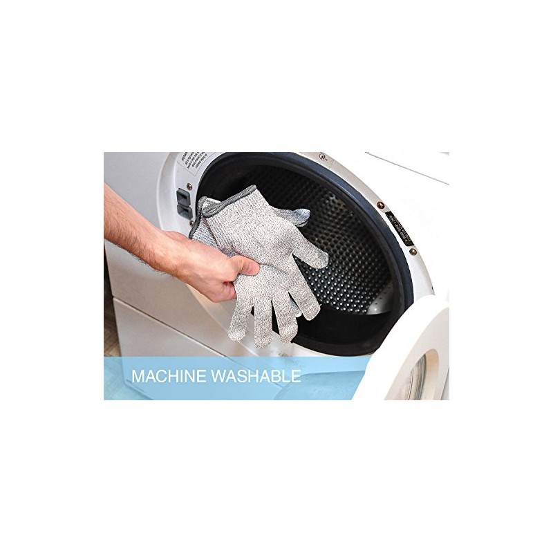 VViViD Cut Resistant Multi-Purpose Large Protective Gloves (3 Pair Value