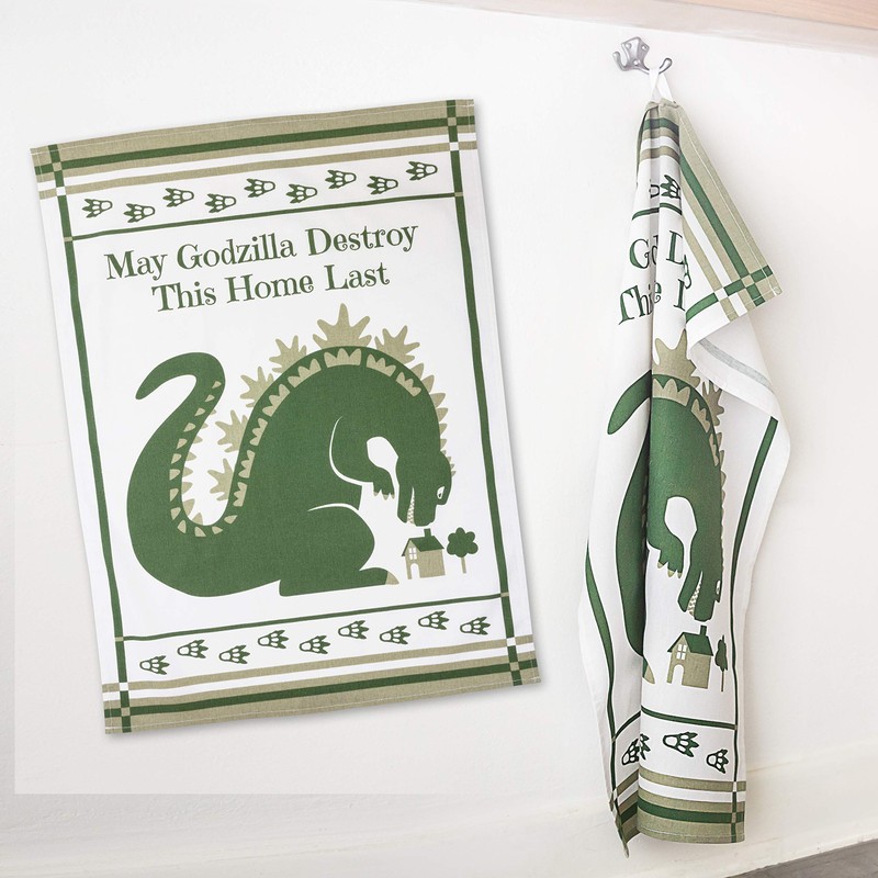 getDigital May Godzilla Destroy This Home Last Tea Towel Absorbent