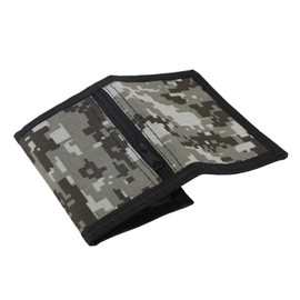 Rfid Camouflage Small Wallet Kids Adult Trifold Zipper Purse Mosaic Beige S, beige mosaic, Children's luggage