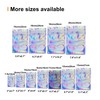 Alibasics 100 Pcs Holographic Bags, Rainbow Color Mylar Smell Proof