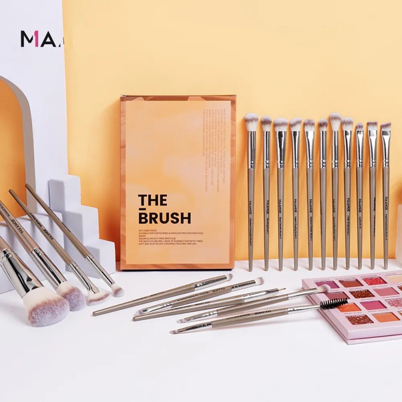 Caviglte Brochas De Maquillaje Kit 20 Pcs Para Maquillaje Profesional