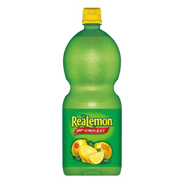 Realemon Lemon Juice, 48-Ounce Bottles (Pack of 4) - SET OF 2