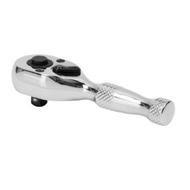 Sealey Ak660S Stubby Ratchet Wrench 1/4Sq Drive Pear-Head Flip Reverse