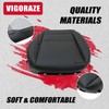 Vigoraze Driver & Passenger Bottom Replacement Seat Cover Black Compatible