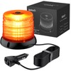 Justech 72 LEDs Rotating Beacon 360° Warning Light Flash Light