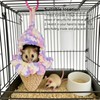 Plush Sugar Glider Bed, Hamster Hammock Bedding Hand-Woven Guinea Pig