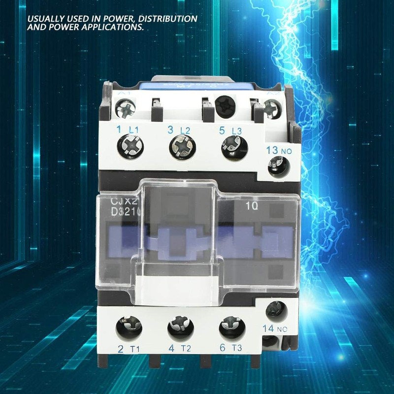 CJX2-3210 AC 220V Magnetic Contactor 1NO 3-Phase 3-Pole Motor Controller