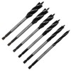 6Pcs Auger Bits Wood Cutting Spur Brad Point Twist Drill