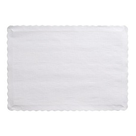 Creative Converting Touch of Color Paper Placemats Party Supplies, 50 count, White