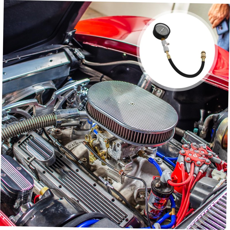 NOLITOY Engine Compression Testing Gauge Kit Portable Compression Check Tool