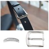 GYWHOOFT 3 PCS Single Prong Square Belt Buckle - Metal
