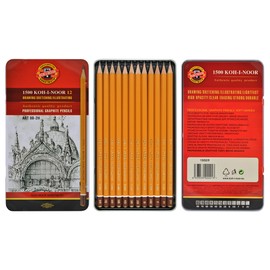 1502/11 Koh-I-Noor Art Set Soft Grades 8B-2H (Set)