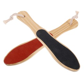 FRCOLOR 2pcs Double-sided Foot File Ergonomic Foot Care Tool for Dead Skin Removal Exfoliating Board for Professional and Home Use