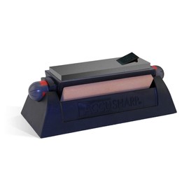 AccuSharp Tri-Stone Knife & Tool Sharpening System Kit w/Slip Resistant, Mountable Rubber-Grip Base & Aluminum-Oxide Stones Quickly Sharpens, Restores, Repairs & Hones All Blades & Knives