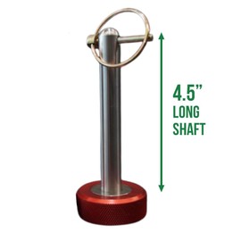 FringeSport Magpin Power Rack & Squat Rack Attachment - For Home, Gym Equipment, Indoor & Outdoor Safety Magnetic Pin Attachment - Quick & Safety Pins w/Extra Security Design - Fits All Major Brands