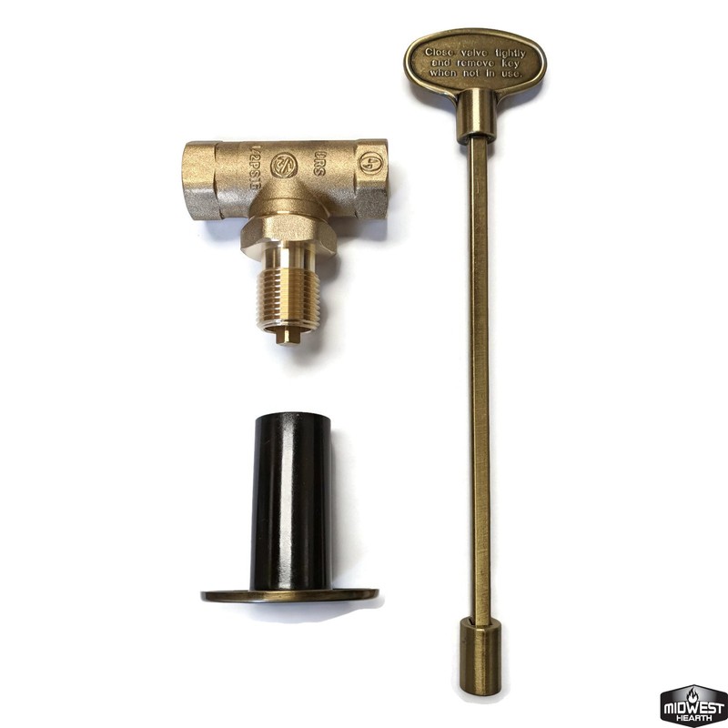 Midwest Hearth Gas Fire Pit Key Valve Kit - 1/2"