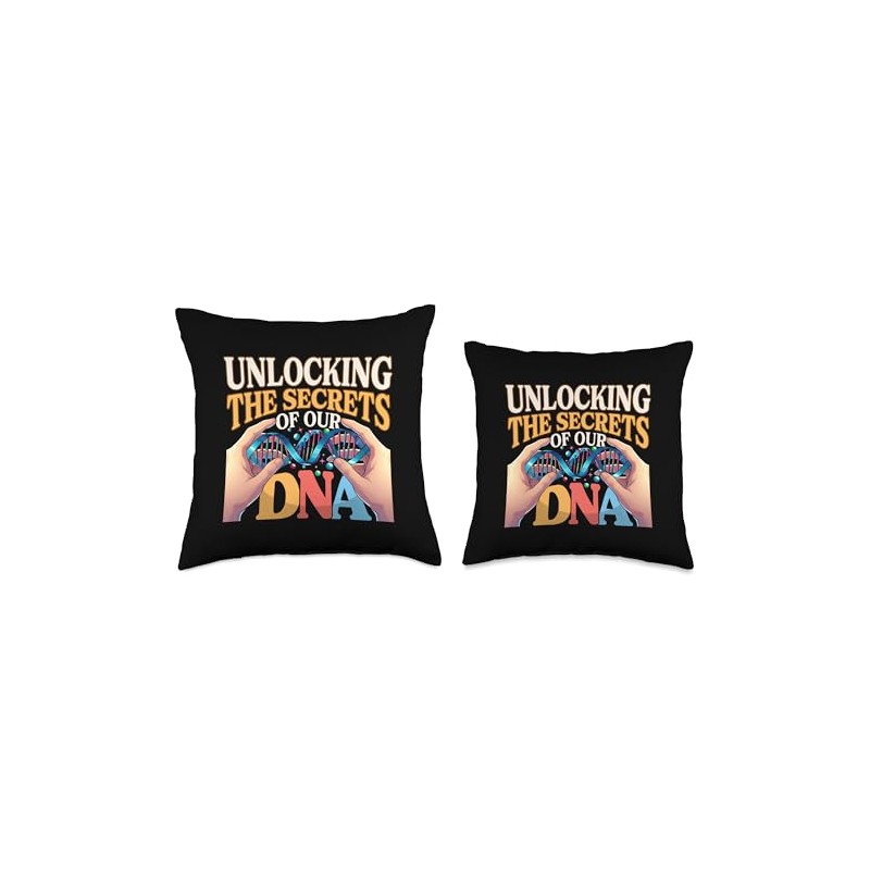 Gene Sequencing DNA Tree Genome Science Throw Pillow