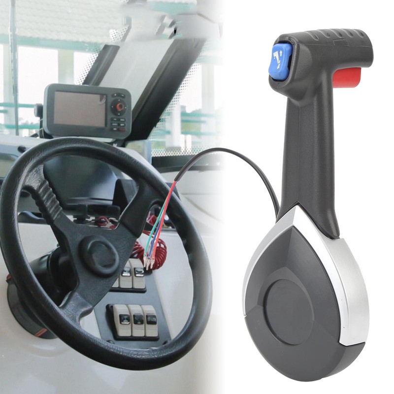 Trim Tilt Handle Flexible Sensitive Outboard Throttle Shift Control Lever
